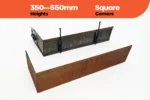 FormFlow 350 550mm Square Corners