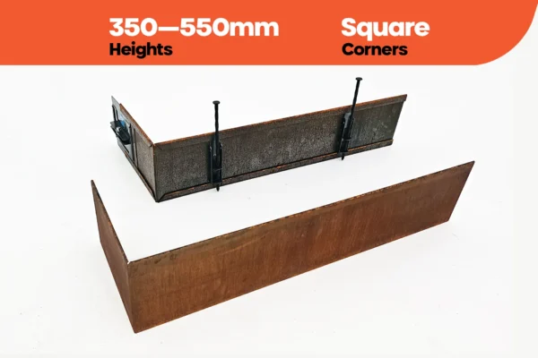 FormFlow 350 550mm Square Corners