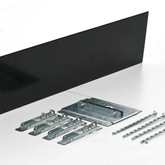 Metwall FormFlow 250mm FFPC24250 Package Kit Black Powder Coated Steel Garden Edging Kit for Garden Beds and Paths Sold in Burleigh Heads Gold Coast Region
