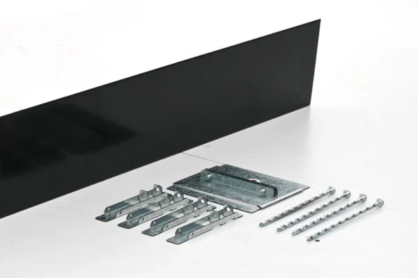 Metwall FormFlow 250mm FFPC24250 Package Kit Black Powder Coated Steel Garden Edging Kit for Garden Beds and Paths Sold in Burleigh Heads Gold Coast Region