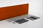 Metwall FormFlow 550mm Package Kit Radcor Cotren Rusty Weathering Steel Garden Edging Kit for Garden Beds and Paths Sold in Burleigh Heads Gold Coast Region