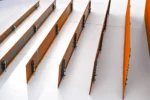 Metwall Formflow Weathering Corten Steel Garden Edging Kit for Garden Beds and Paths Full Range Side Back Sold in Burleigh Heads Gold Coast Region
