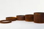 Mewall FormFlow Circular Rusty Corten Steel Garden Rings Range Sold by Metal in Burleigh Heads Gold Coast Region