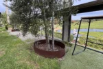 Corten Steel Rings at Eagle Ridge Golf Course
