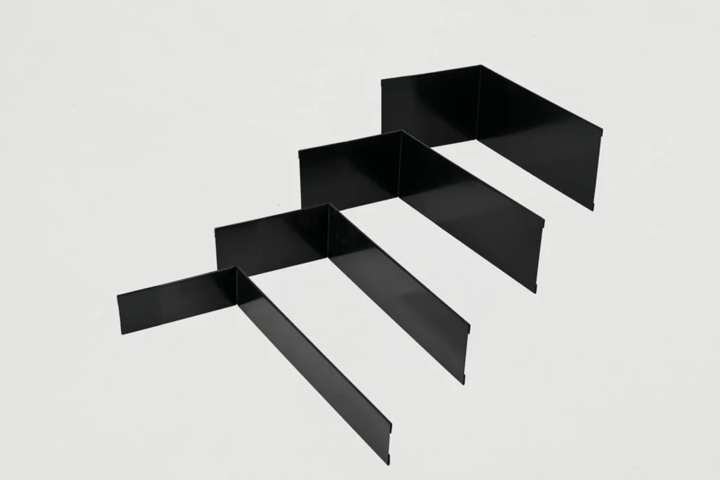 Metwall Black Powder Coated Corners