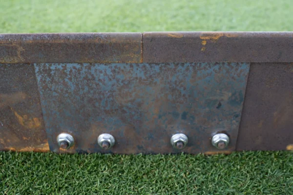 The Pittsburgh Corten Steel Garden Edging Bolted Pannels