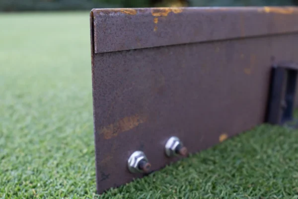 The Pittsburgh Corten Steel Garden Single rolled safety edge