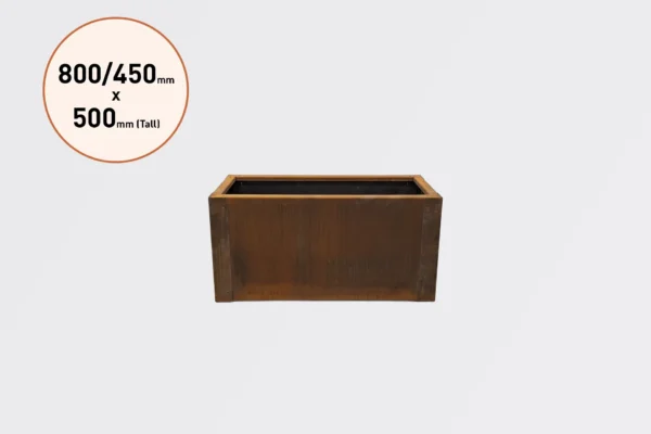 800 x 450 PB8045 Corten Steel Planter Boxes for Sale in Burleigh Heads and Gold Coast Region by Metwall