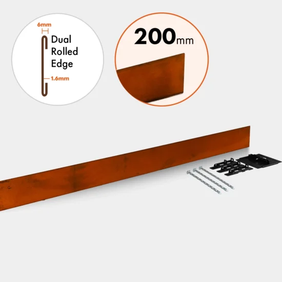 FP24200 Formflow Rusty Package 200mm