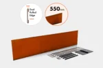 FP24550 Edge Only Formflow Rusty 550mm